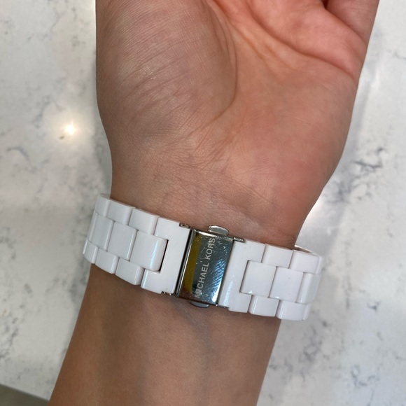 White Michael Kors Watch - Picture 3 of 4